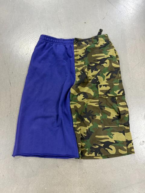 BALENCIAGA Balenciaga Camo Panel Shorts