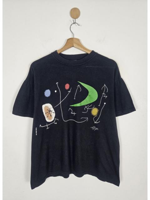 Other Designers Vintage 90s Succ Joan Miro Art Printed Tee shirt