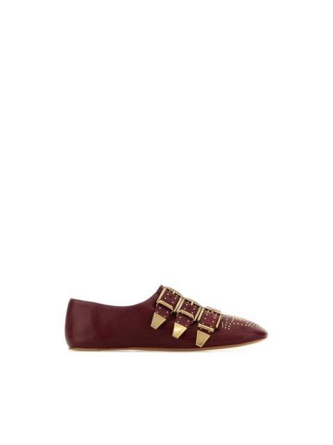 Chloé CHLOE Susan Red Ballerina Flats New & Authentic (Women's siz