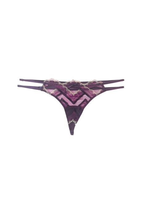 Fleur du Mal Hendrix Embroidery V-String