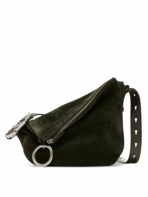 Burberry Burberry Small Knight Suede Shoulder Bag
