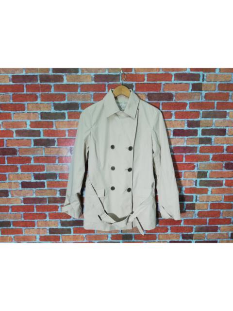 Other Designers Vintage - Trussardi trench coat quarter button up design
