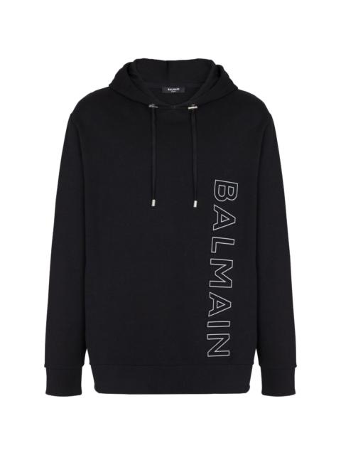 Balmain logo-print hoodie sweater