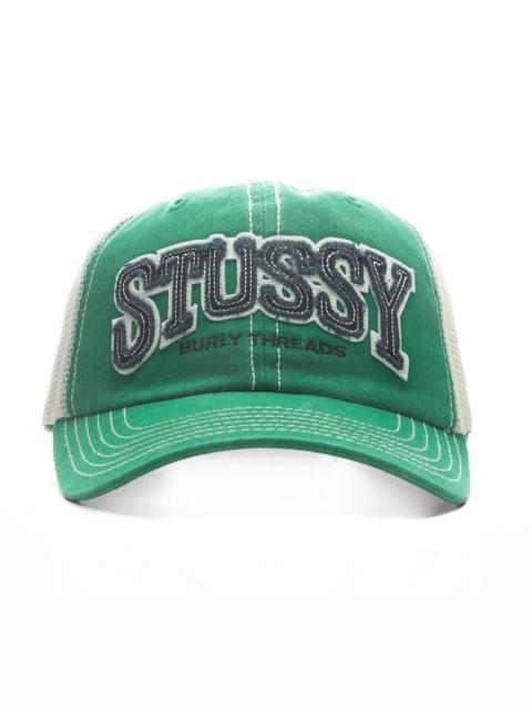 Stüssy MD BURLY THREADS TRUCKER - GREEN