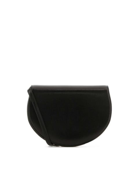 The Row The Row Black Leather Canteen Shoulder Bag