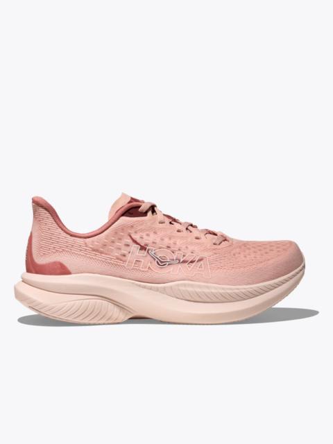 HOKA Women's Mach 6 Shoes in Rose Latte/Blush