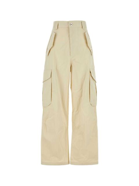 Bottega Veneta Bottega Veneta Women Sand Cotton Blend Cargo Pant