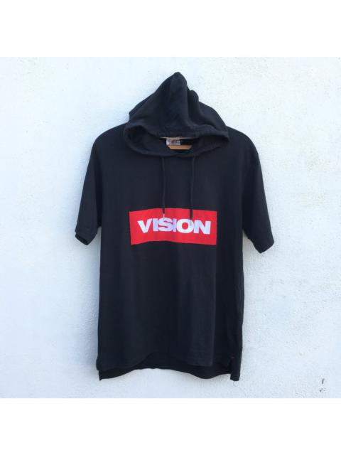 Other Designers Vision Streetwear - Vision Street Wear Box Logo Spell Out Hoodie Short Sleeves Shirt