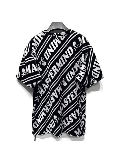 MASTERMIND WORLD Mastermind World Logo Print Velour T-Shirt