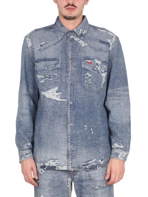 Diesel Diesel Men Jean Shirt