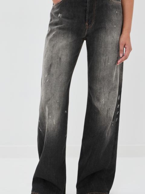 Acne Studios Distressed Paint Jeans