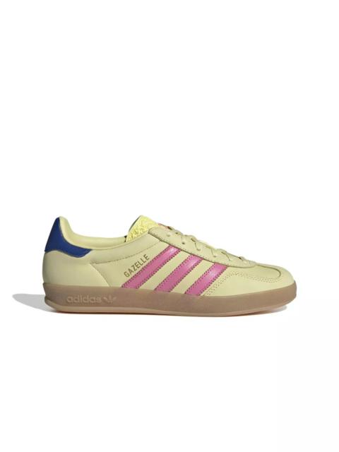 adidas Originals Gazelle "Powder Yellow/Lucid Pink/Team Royal Blue" Women's Shoe