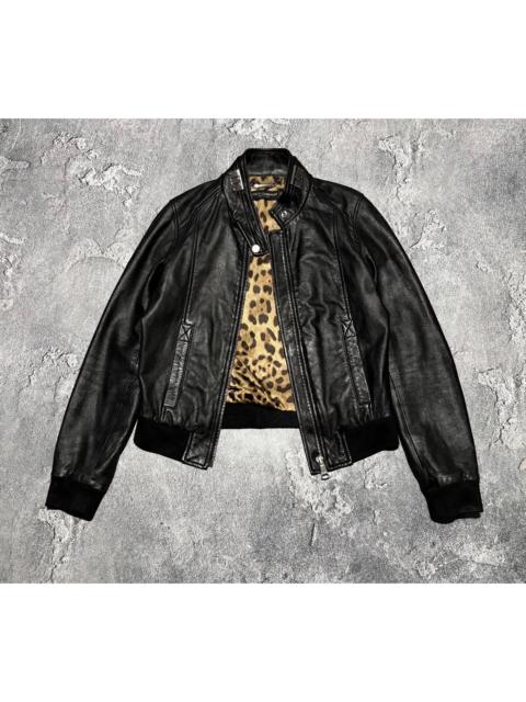 Dolce & Gabbana Dolce & Gabbana Leather Biker Jacket