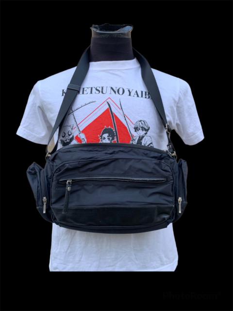 Yohji Yamamoto Y’sacc Yohji Yamamoto CrossBody half leather Nylon Bag