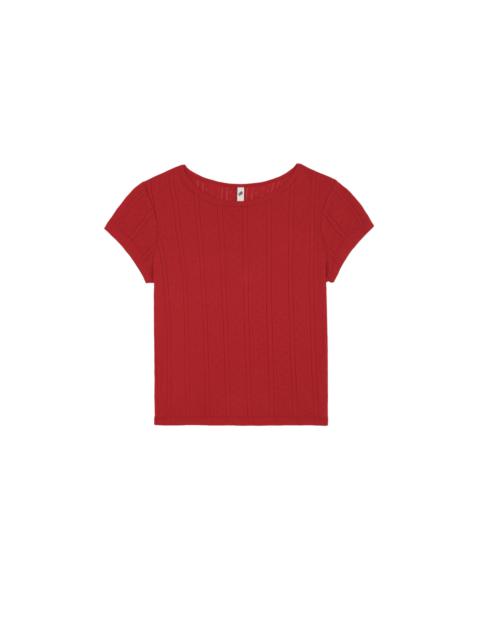Cou Cou The Baby Tee Cherry Red