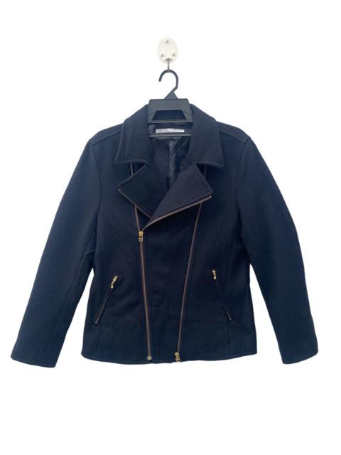 Other Designers Vtg 90s TAKEO KIKUCHI TOKYO wool jacket two way zipper