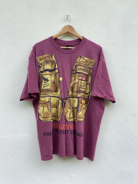 Other Designers Vintage - Vintage 90s Outdoor Fishing Gear Single stitch Made USA