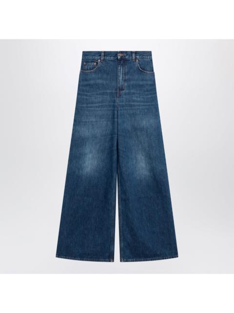 Chloé Chloe Chloe Flared Jeans In Washed Midnight Blue Denim Women