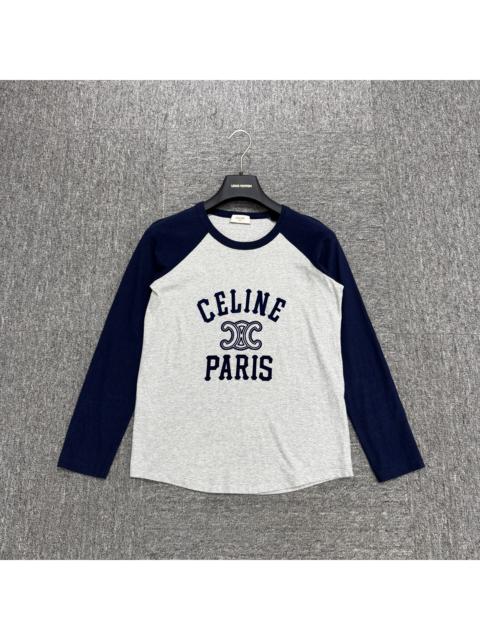 CELINE Celine Logo Long Sleeve Shirt