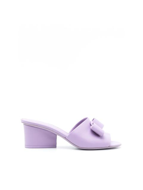 FERRAGAMO Ferragamo Womens Purple Slides Sandals