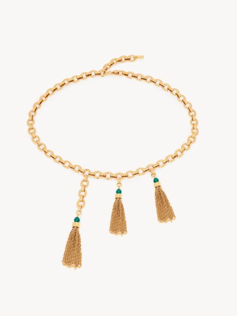 Chloé THE CHLOÉ POMPOMS BELT