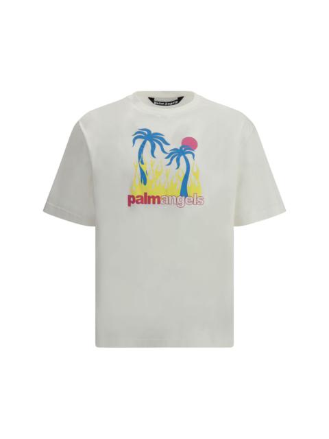 Palm Angels Men Burning Oasi T-Shirt