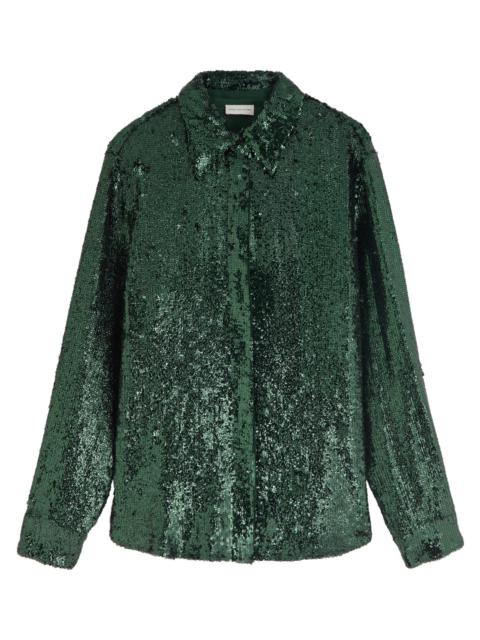 Dries Van Noten Chowy Sequin Shirt