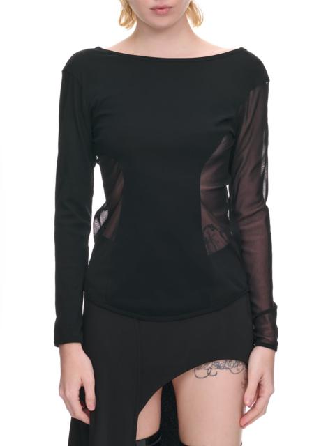 ISSEY MIYAKE Figure Mesh Top