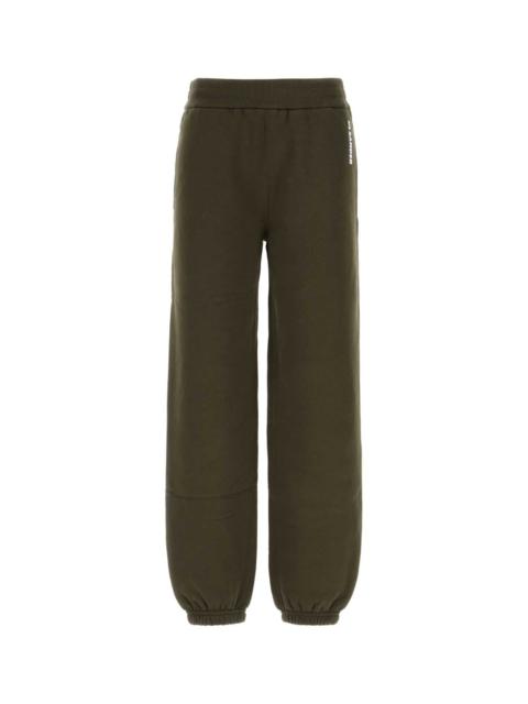 Jil Sander Jil Sander Women Olive Green Cotton Joggers