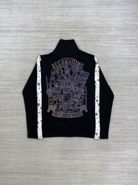 Other Designers 14th Addiction × If Six Was Nine × Vintage - Vintage Algonquins Punk Back Hit Printed Jacket