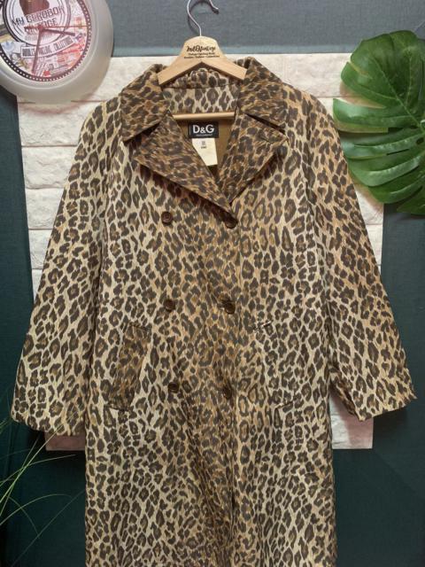 VINTAGE!! Long Jacket Leopard DOLCE & GABBANA