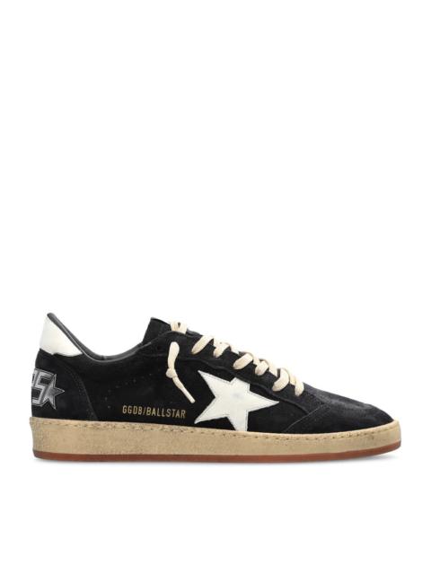 Golden Goose Golden Goose Deluxe Brand Men Ball-Star In Dark Blue Suede With White Leather Star