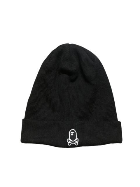 A BATHING APE® Bape Crossbones Logo Beanie Knit