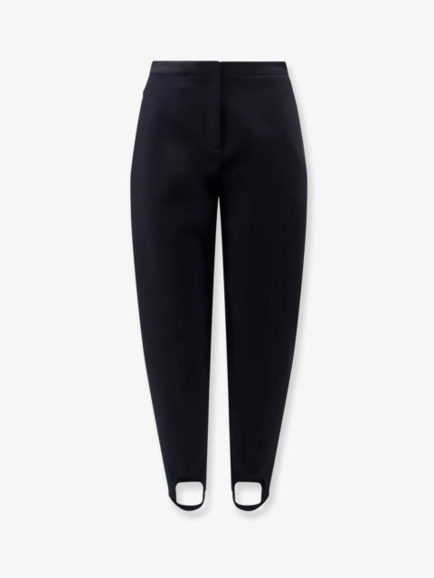 Loewe Loewe Stretch Wool Blend Stirrup Trousers Black