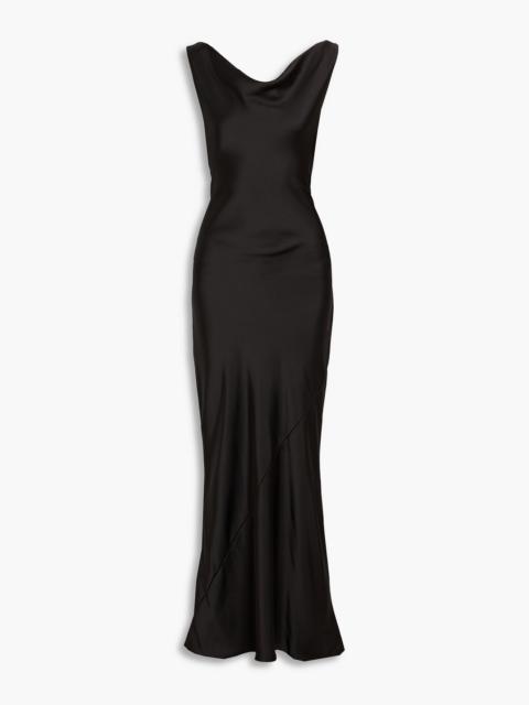 NORMA KAMALI Draped satin gown