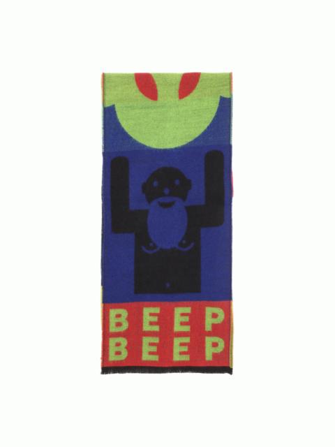 Walter Van Beirendonck BEEP BEEP SCARF SINGLE - FLAME SCARLET