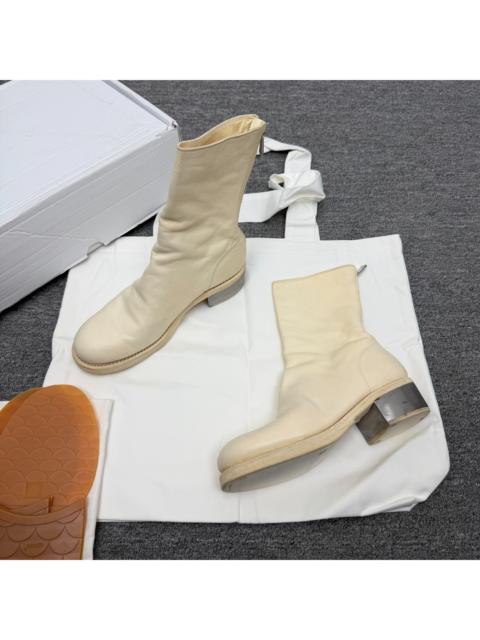 Guidi Guidi 788zi back zip white boots