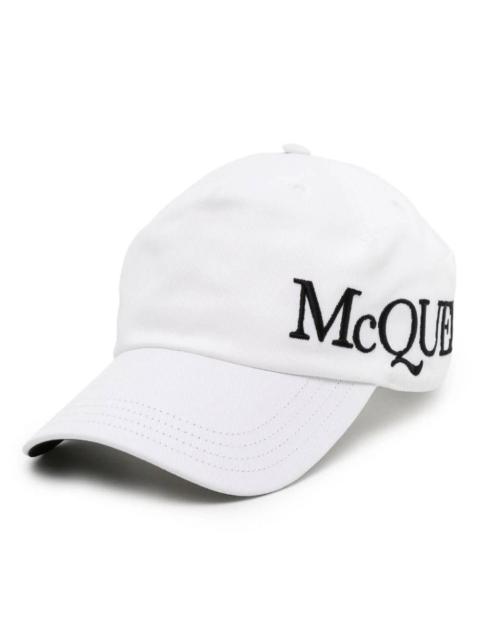 Alexander Mc Queen Man Whiteblack Hat 632896