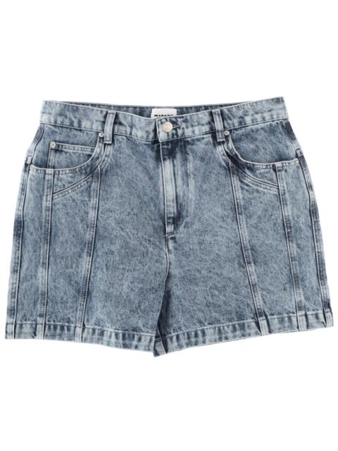 Isabel Marant Étoile COTTON DENIM "JOELY" SHORTS