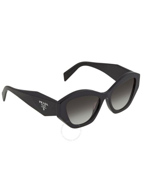 Prada Prada Grey Gradient Cat Eye Ladies Sunglasses PR 07YSF 1AB0A7 55