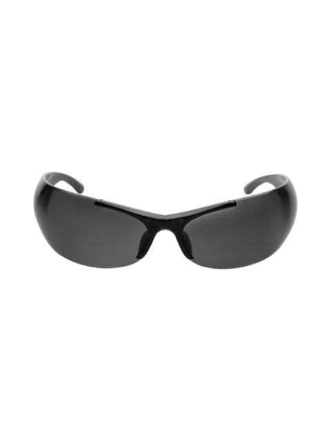 BALENCIAGA Afterhour Oval Sunglasses  in Black