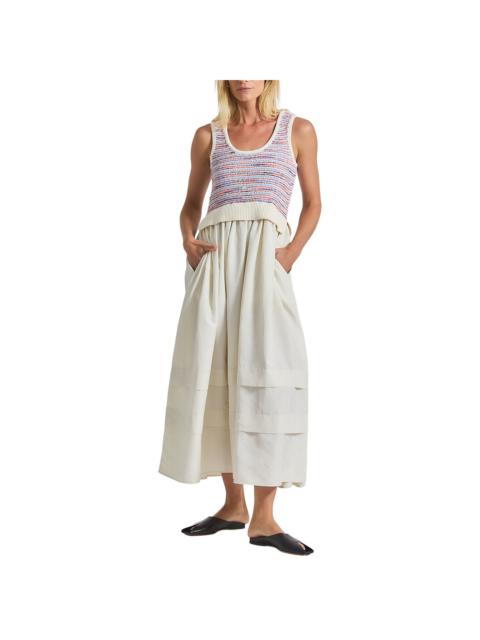 DEREK LAM 10 CROSBY Derek Lam 10 Crosby Loewel Space Dyed Knit Mixed Media Dress