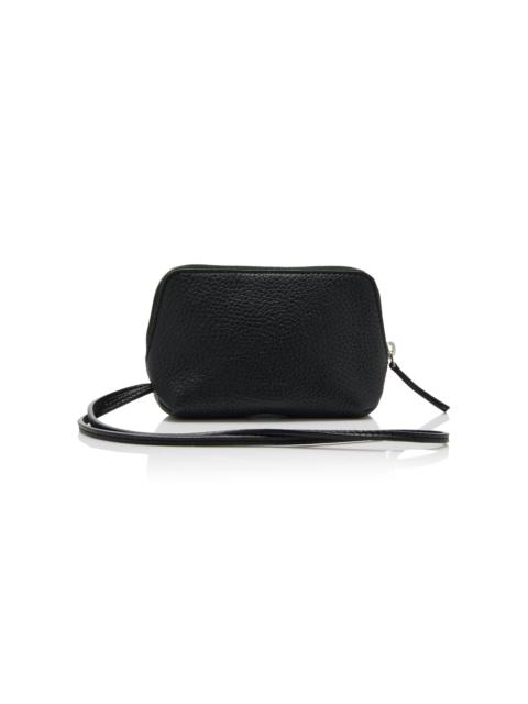 The Row Owen Leather Pouch black