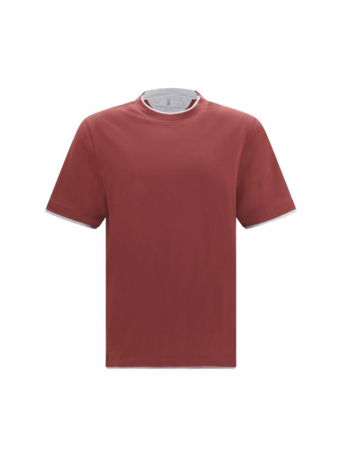 Brunello Cucinelli Brunello Cucinelli Cotton T-shirt Lava