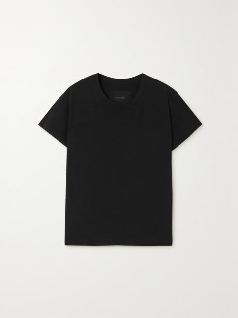 NILI LOTAN Brady Distressed Cotton-jersey T-shirt