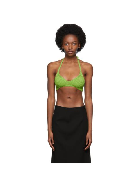 GAUCHERE Green Knit Tank Top