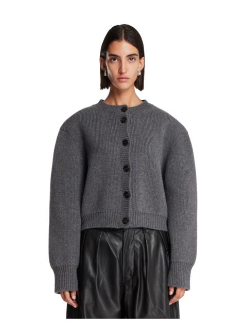 Gray Structured Cardigan