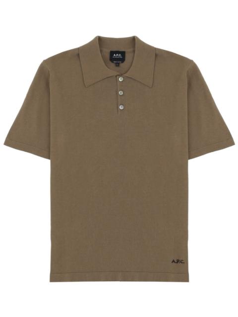 A.P.C. A.P.C. Men Polo With Logo