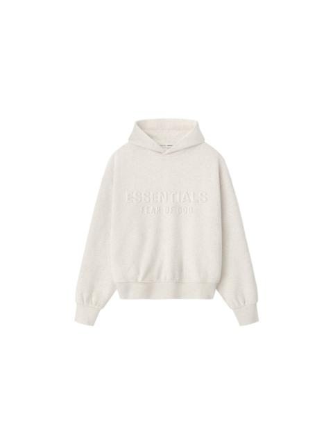 ESSENTIALS EMBOSSED ESSENTIALS CLASSIC HOODIE (OATMEAL HEATHER)