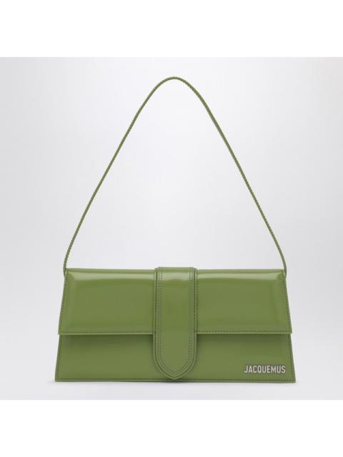 JACQUEMUS Jacquemus Le Bambino Long Green Leather Bag Women